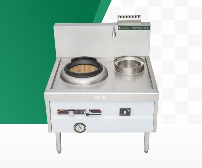 Bếp á xào đơn họng đất