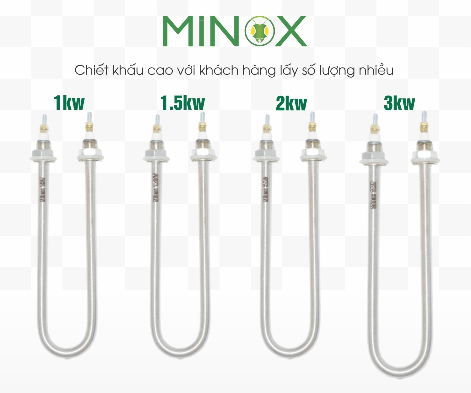 Thanh điện trở 3kw nồi phở điện
