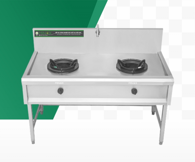 Bếp á công nghiệp 2 họng