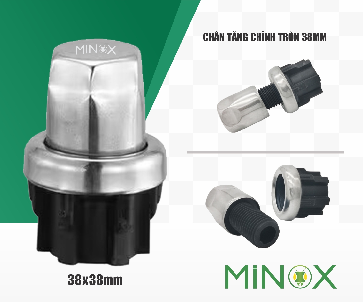 Chân tăng chỉnh nồi phở điện