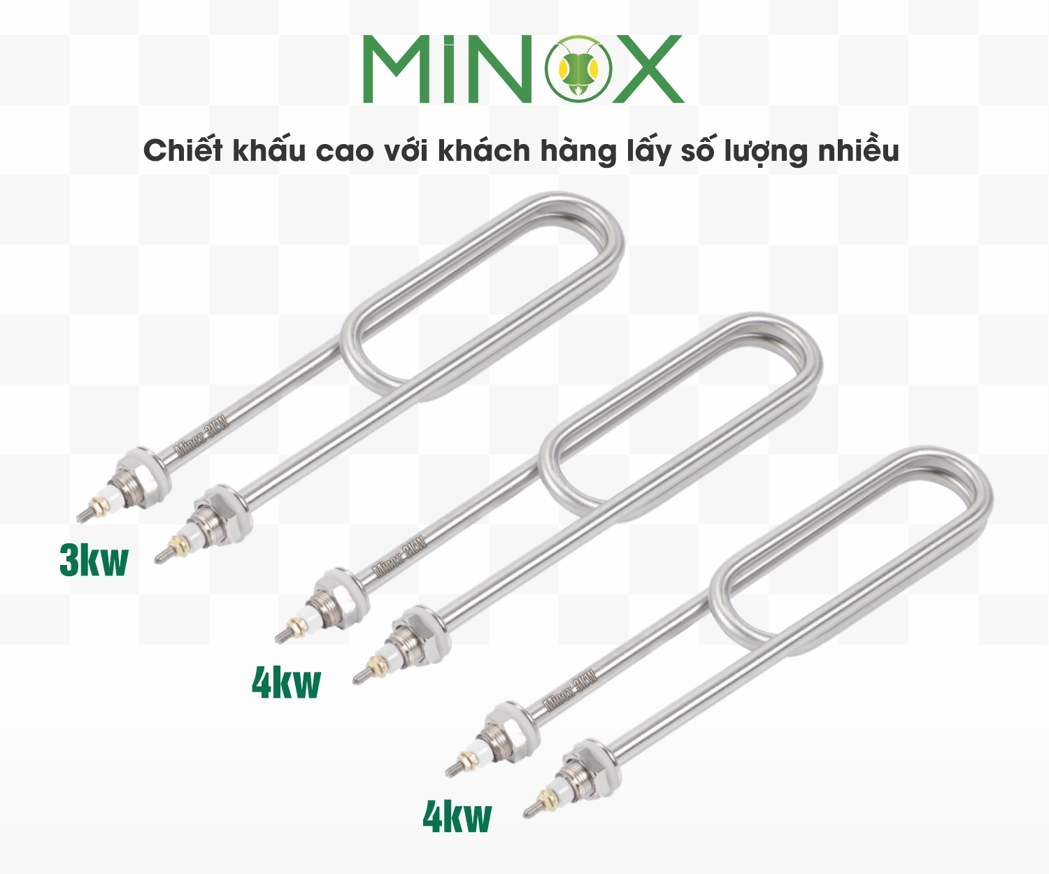 Thanh nhiệt 4kw nồi nấu phở điện