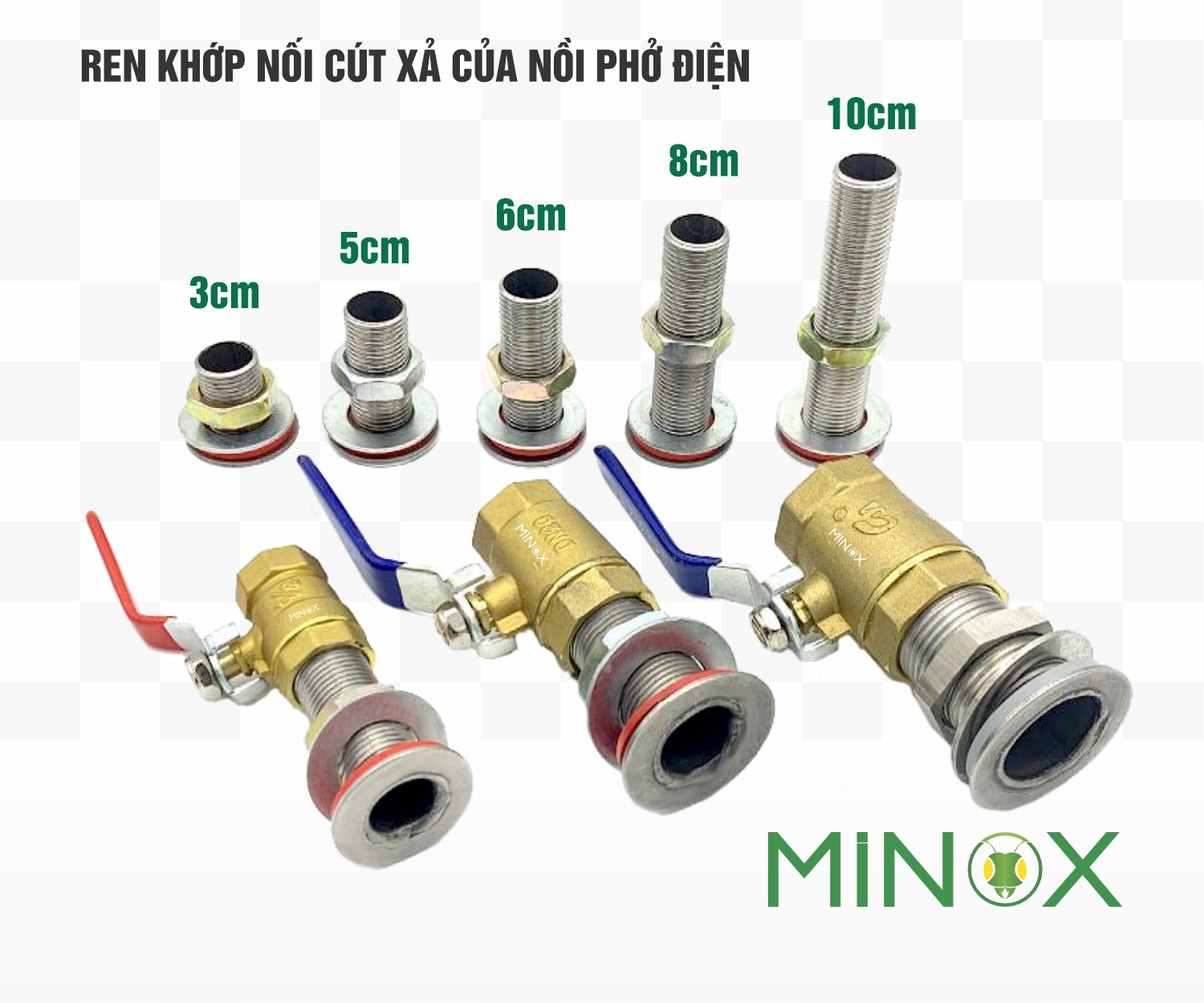 Van xả và cút xả nồi phở