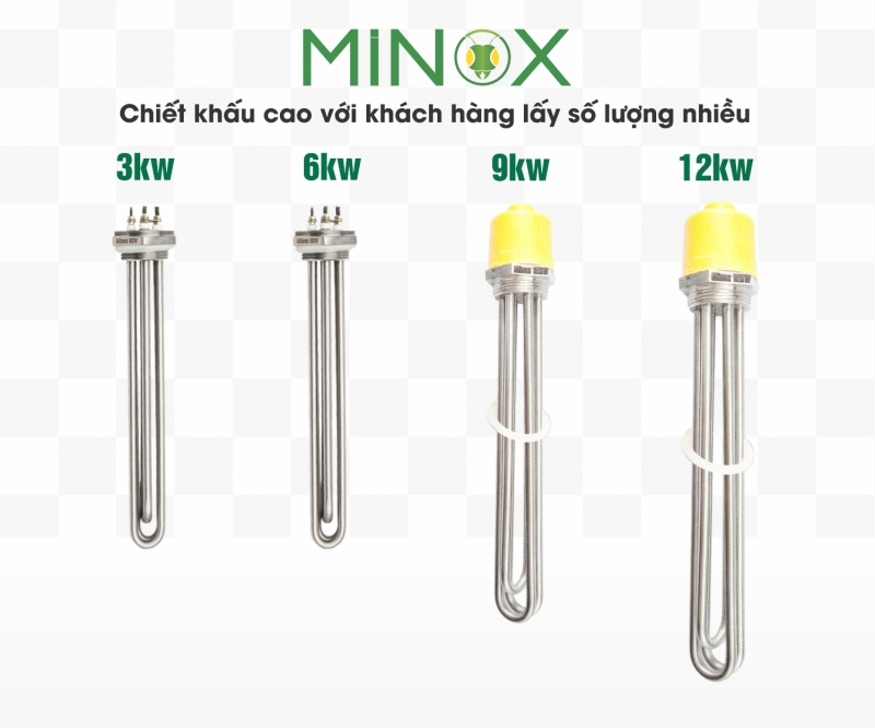 Điện trở củ ren 32 bình năng lượng mặt trời