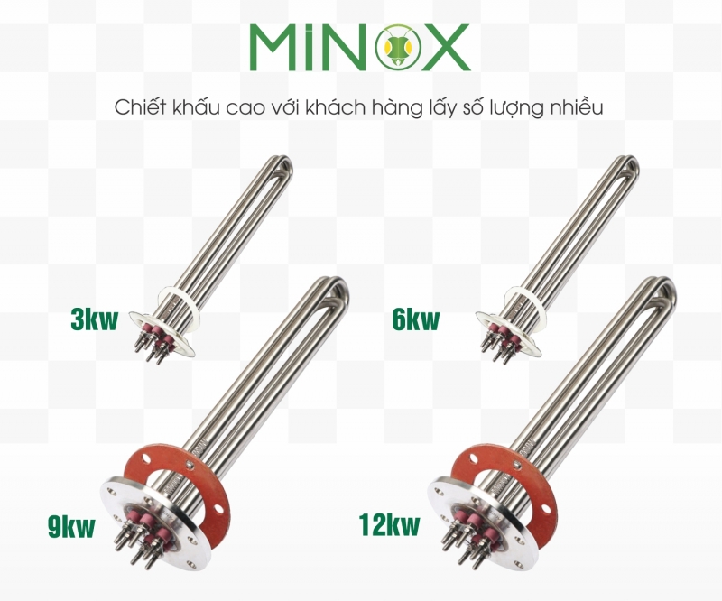 Điện trở mặt bích 6kw, 9kw, 12kw