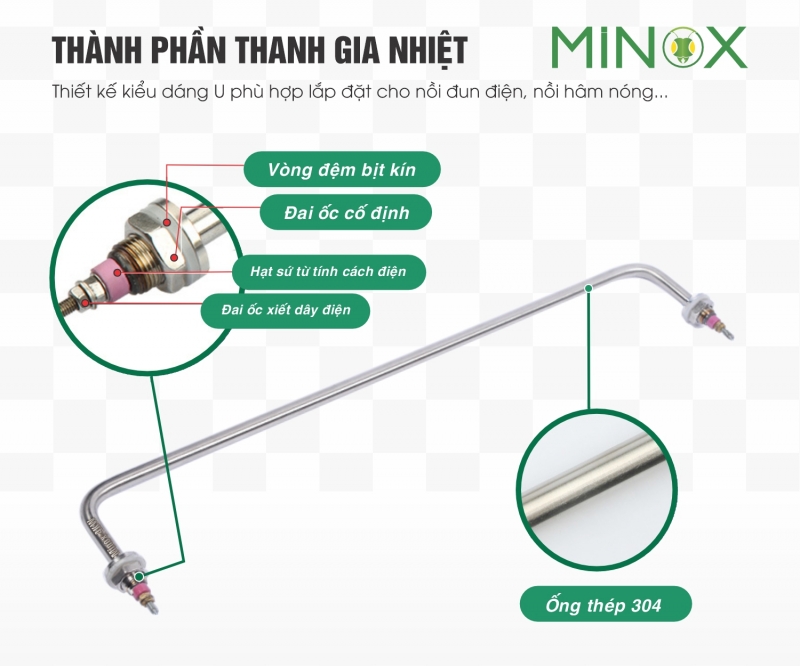 Điện trở đòn gánh đun nước