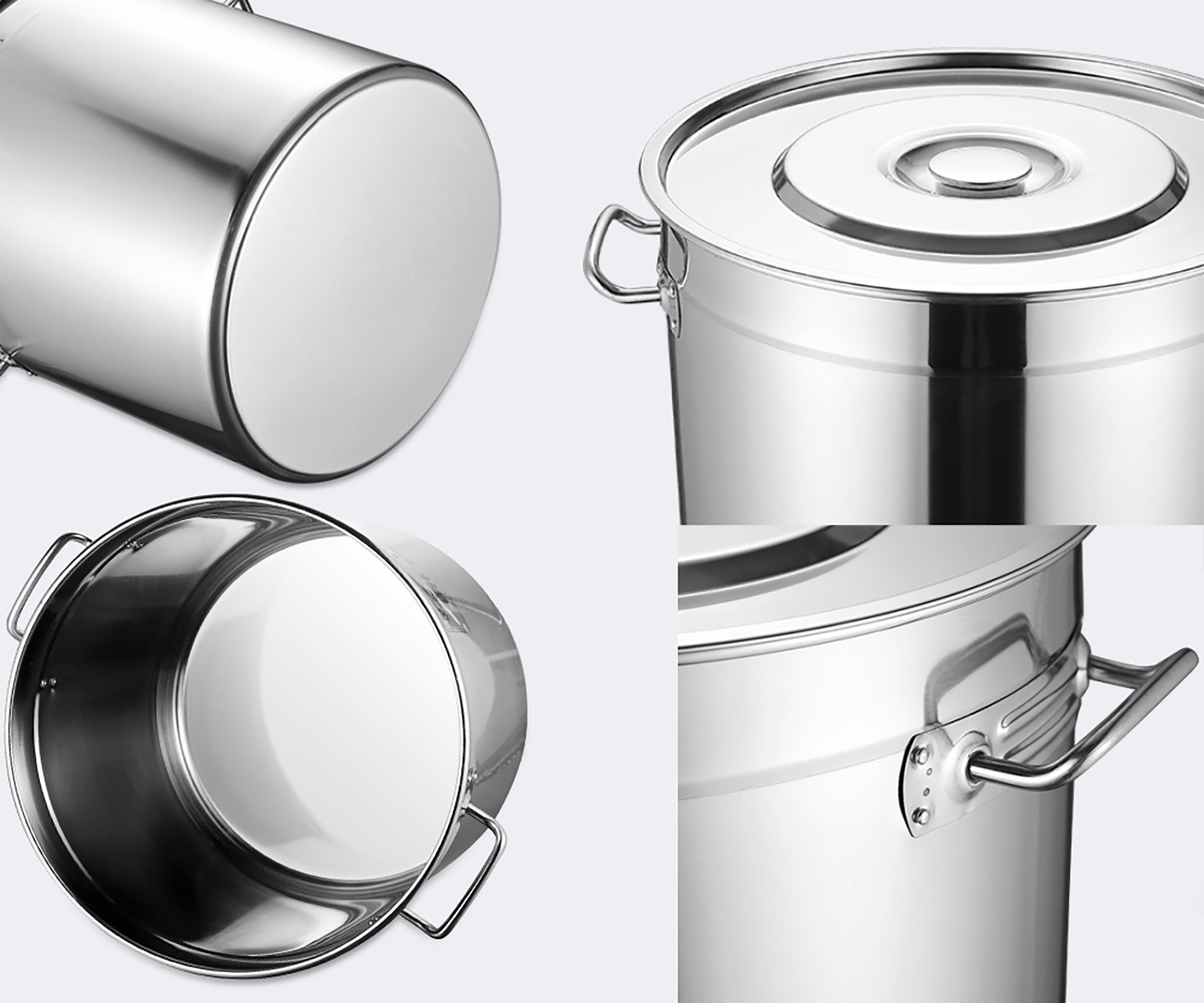 Nồi inox bếp từ công nghiệp