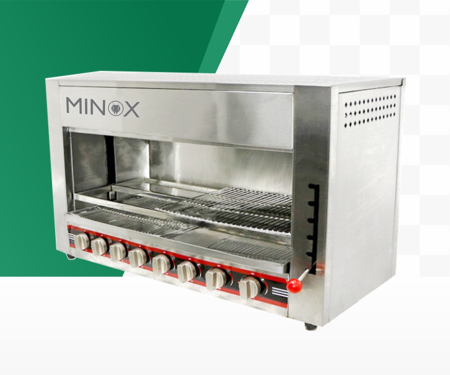 Lò nướng Salamander 8 họng gas