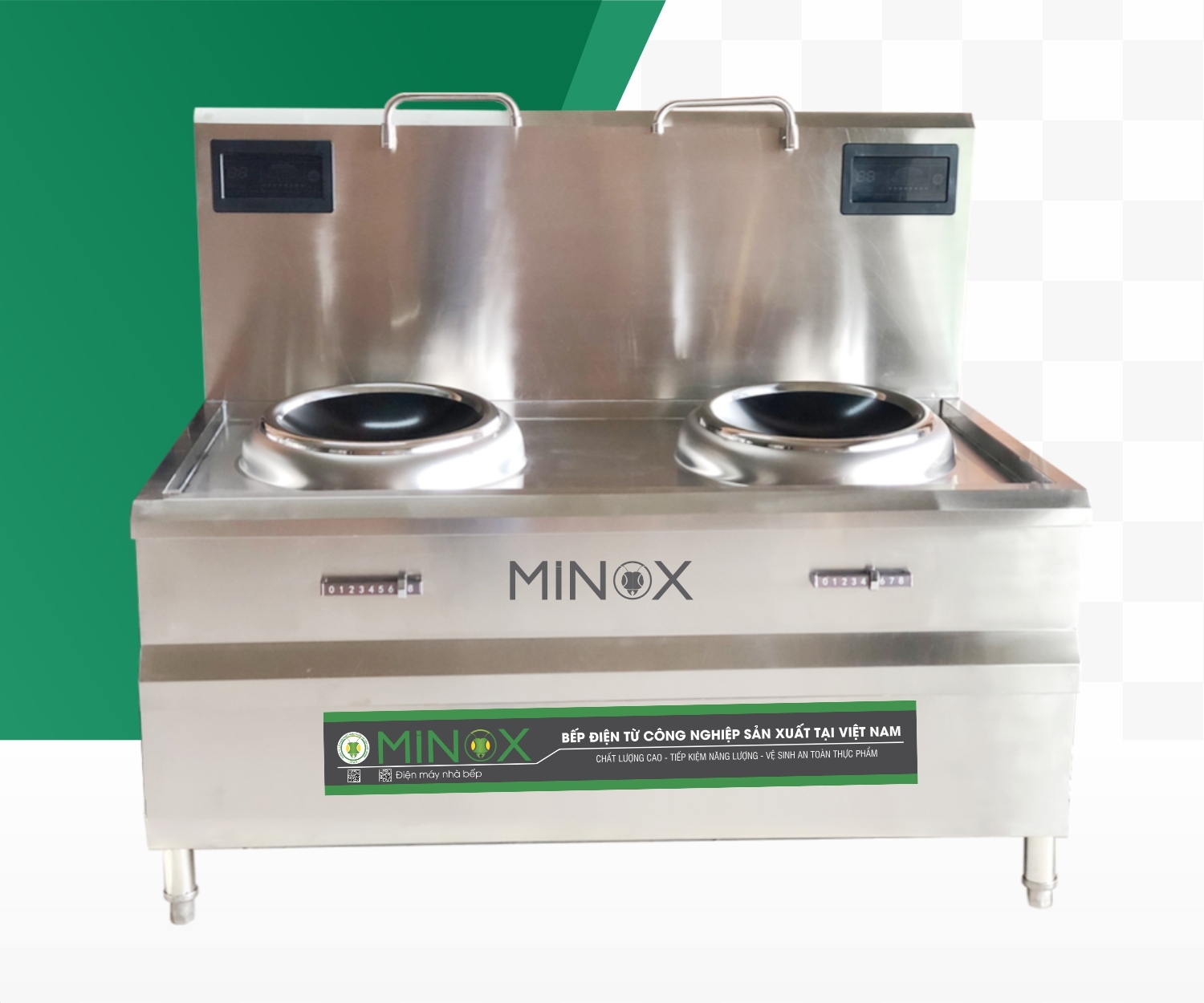 Bếp từ 12kw xào công nghiệp