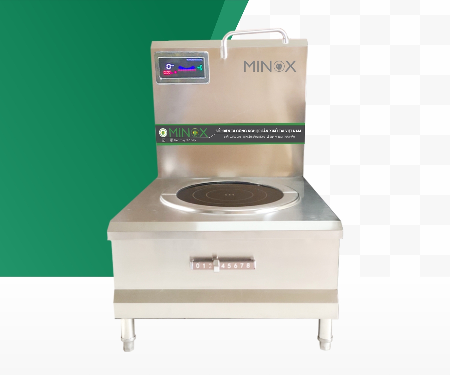 Bếp từ 12kw hầm công nghiệp