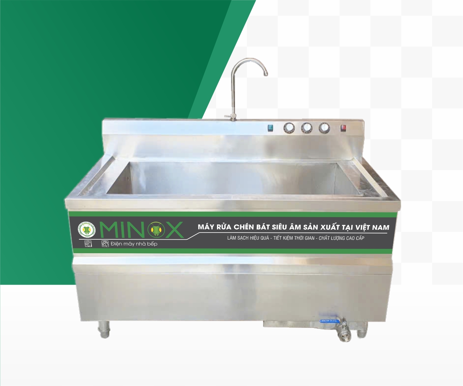 Máy rửa bát siêu âm MI-MRCSA-1200