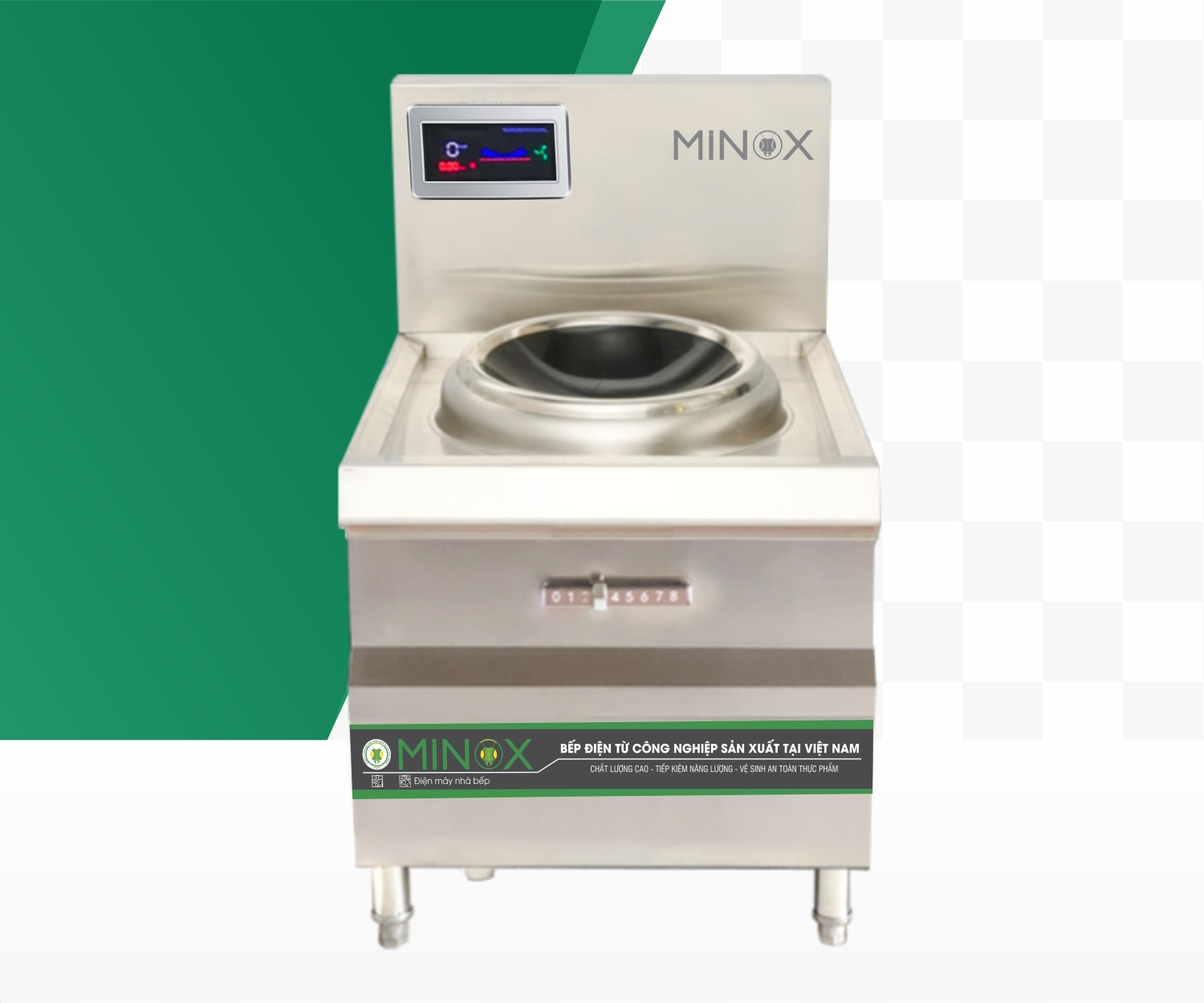 Bếp từ 8kw xào công nghiệp