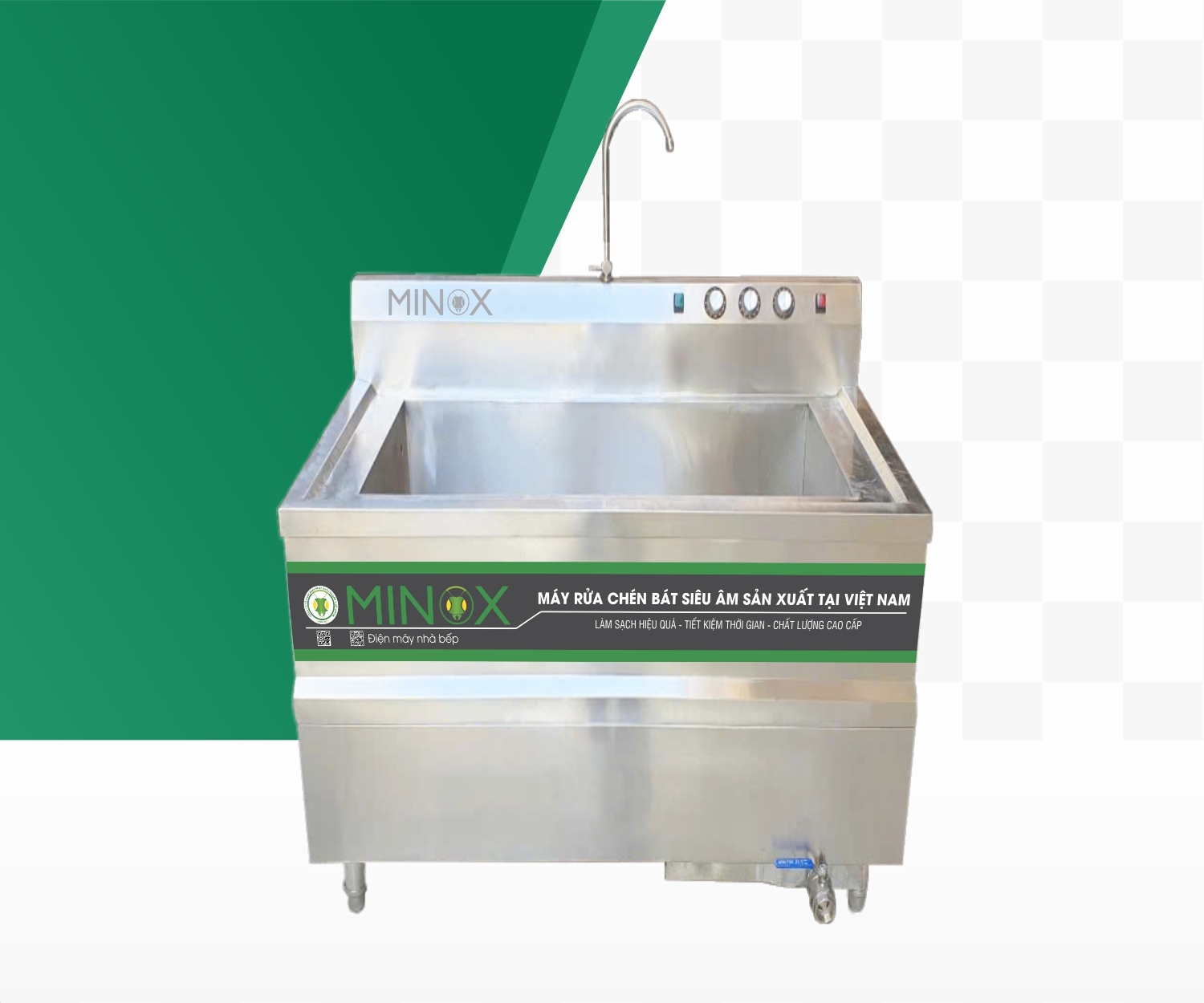 Máy rửa bát siêu âm MI-MRCSA-600