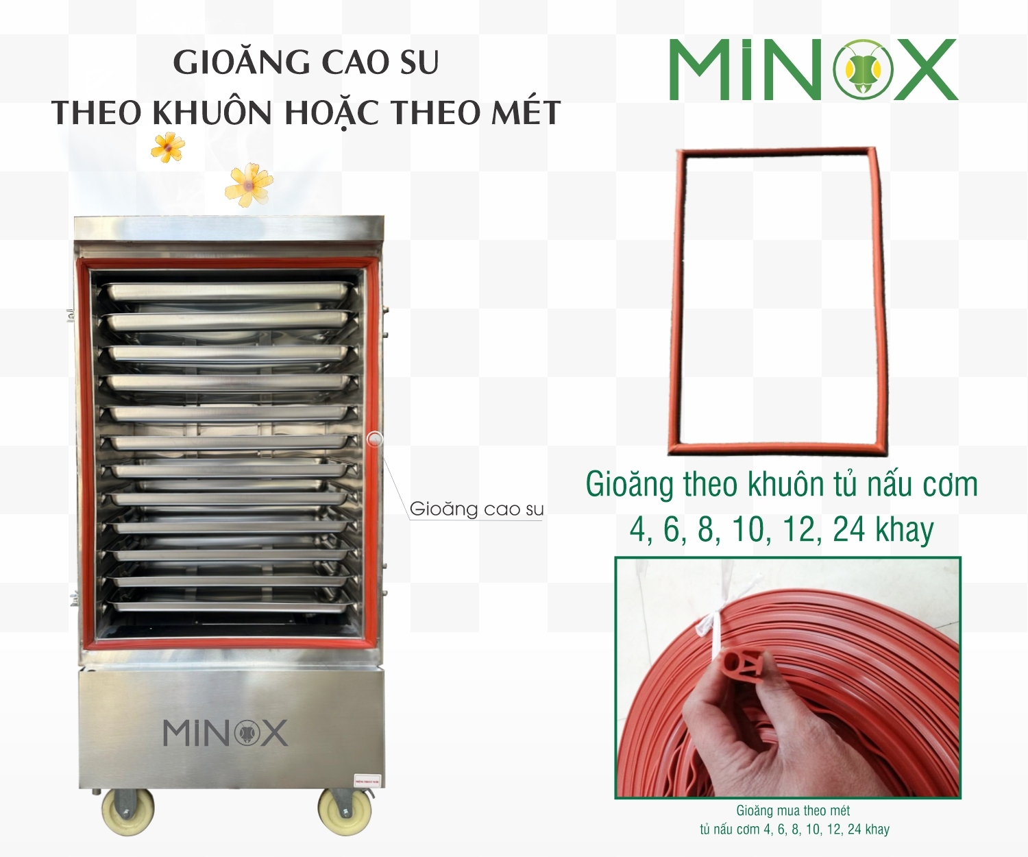 Gioăng cao su tủ nấu cơm