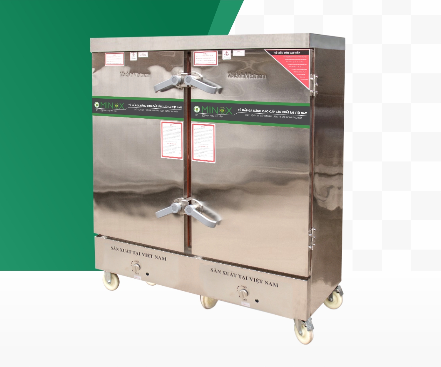 Tủ nấu cơm gas 24 khay