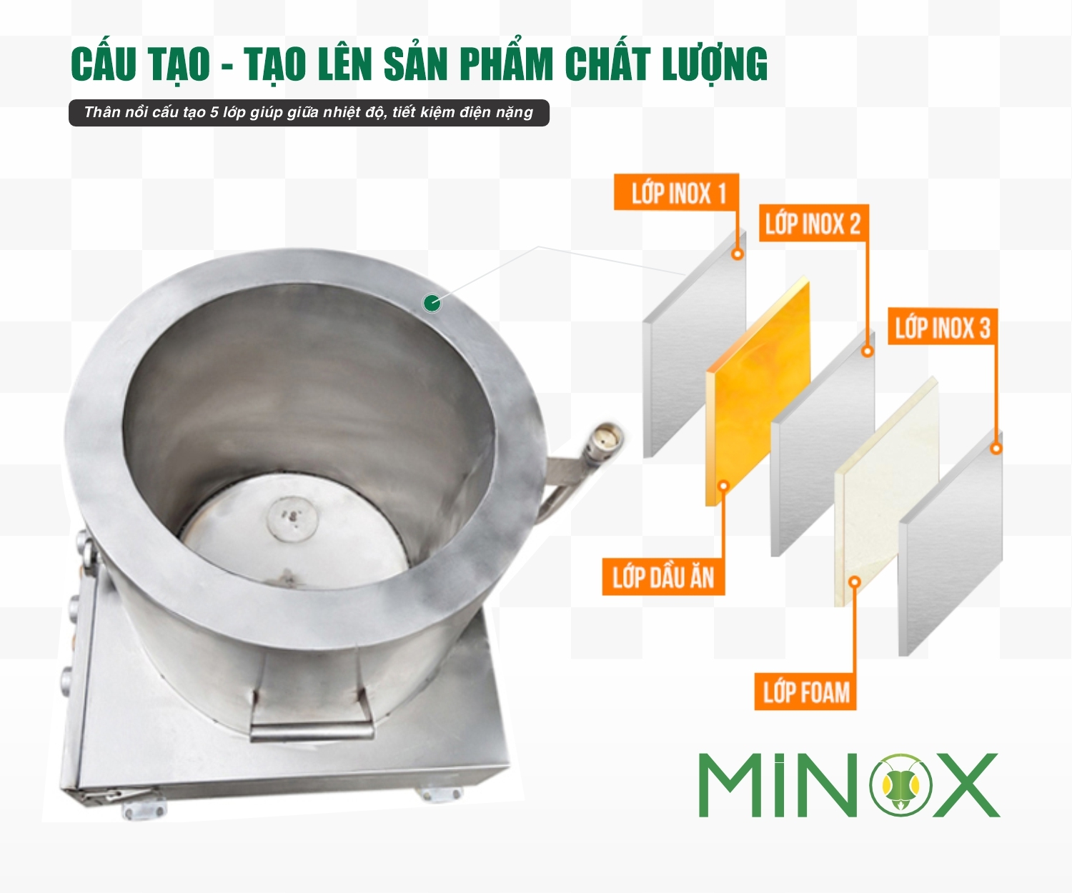 Nồi nấu cháo điện 100L