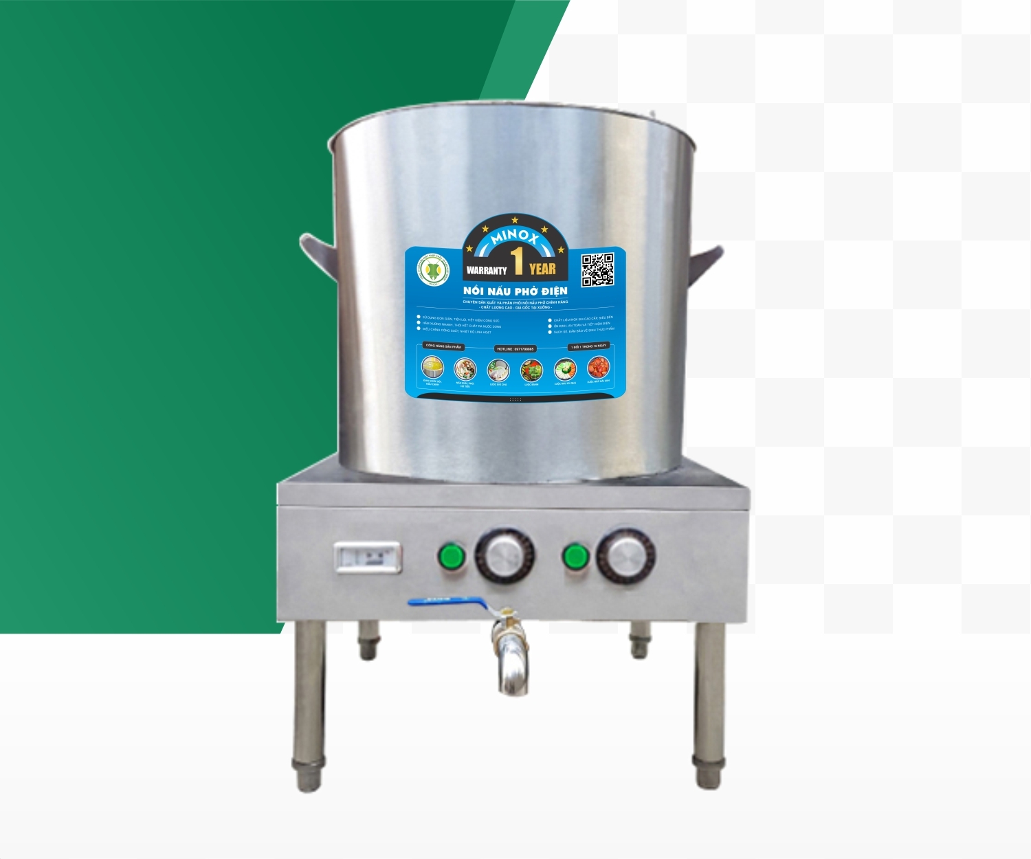 Nồi nấu phở điện 20L