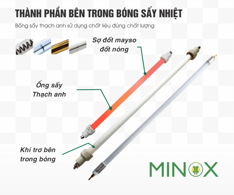 Bóng sấy thạch anh, sấy bát chén