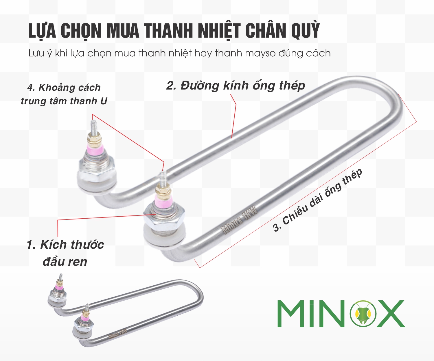 Thanh điện trở chân quỳ