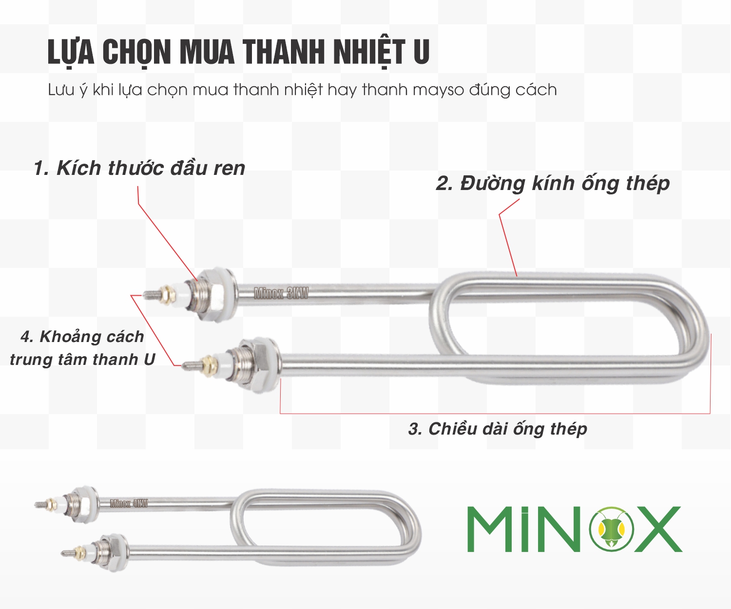 Thanh điện trở 4kw