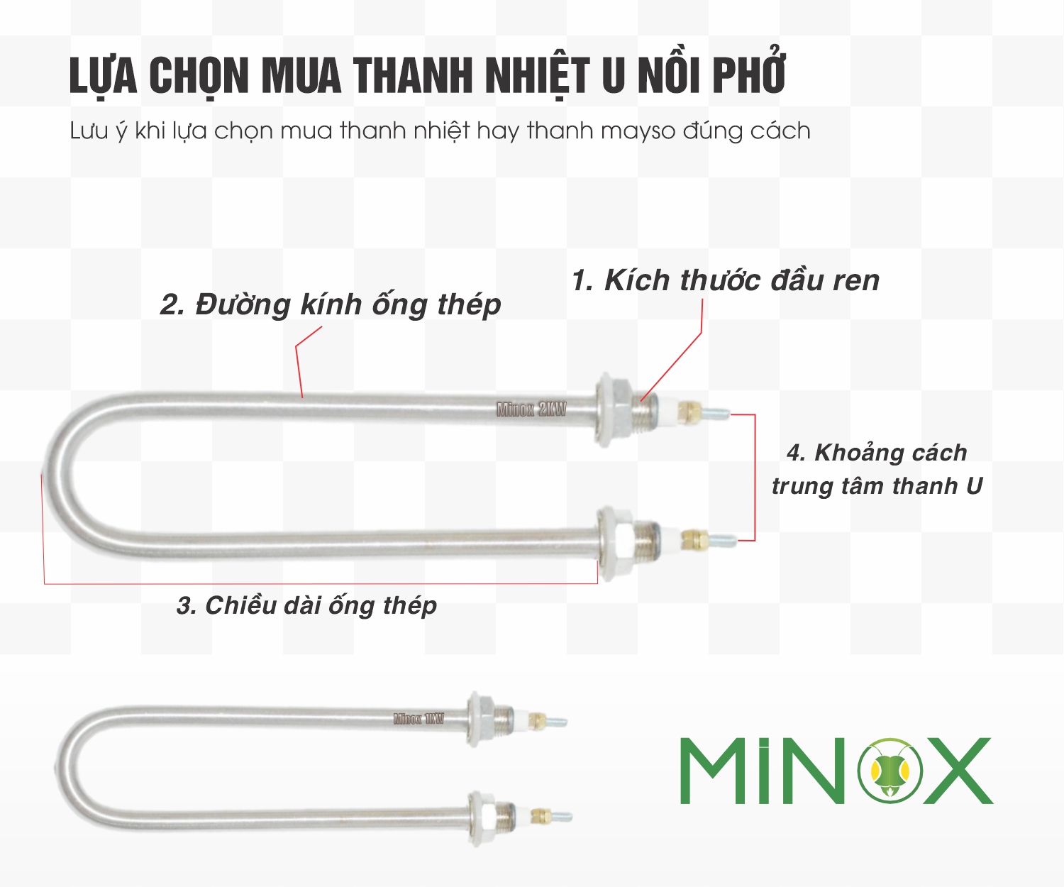 Thanh điện trở 1kw