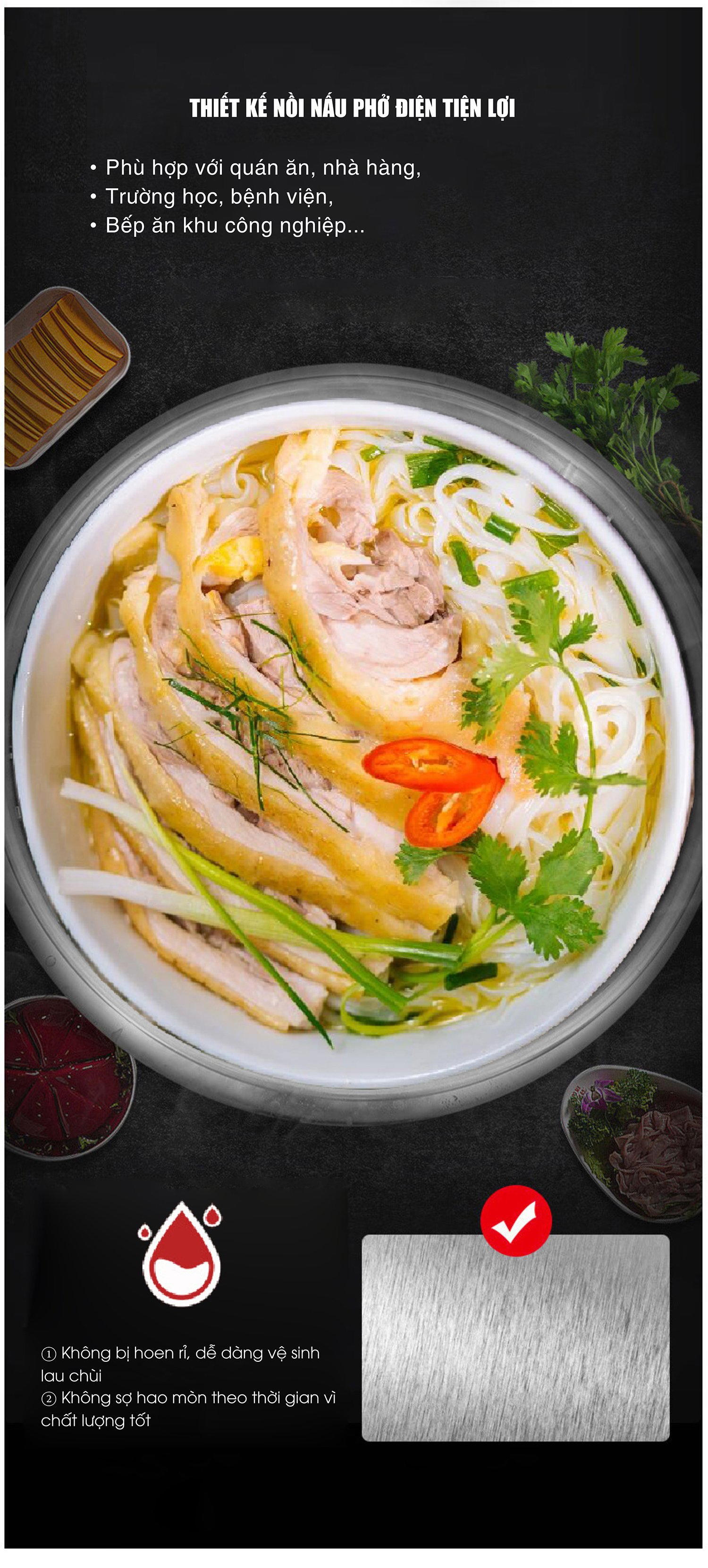 Nồi nấu phở 20 lít